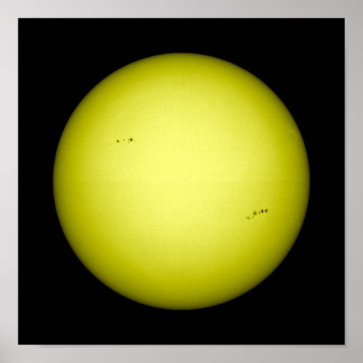 Vollständige Sicht auf die Sonne Poster (Vorne)