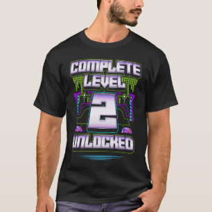 Vollständige Stufe 2 Unverschlossene 2. Jahre alt  T-Shirt
