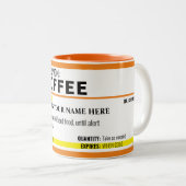 VOLLSTÄNDIGE Tasse des verschreibungspflichtigen K (VorderseiteRechts)