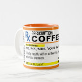 VOLLSTÄNDIGE Tasse des verschreibungspflichtigen K (Vorderseite Links)