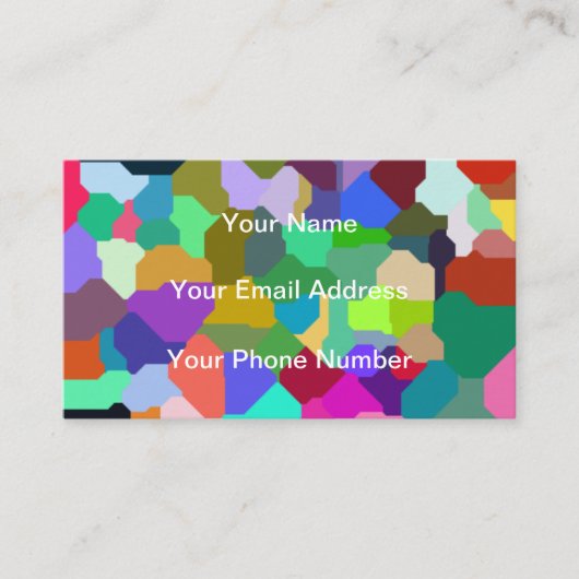 Vollständige Visitenkarte Nr. 2 (Vorderseite)