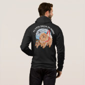 VOLLSTÄNDIGE ZIP-HOODED SWEATSHIRT MIT LOGO 2025 (Schwarz voll)