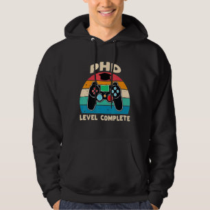 Vollständiger Abschluss für den Phd-Level für Game Hoodie
