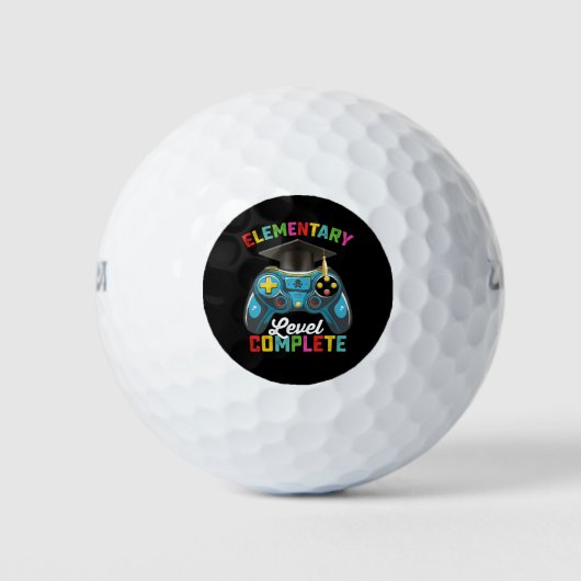 Vollständiger Abschluss-Gaming-Gamer Golfball (Vorderseite)