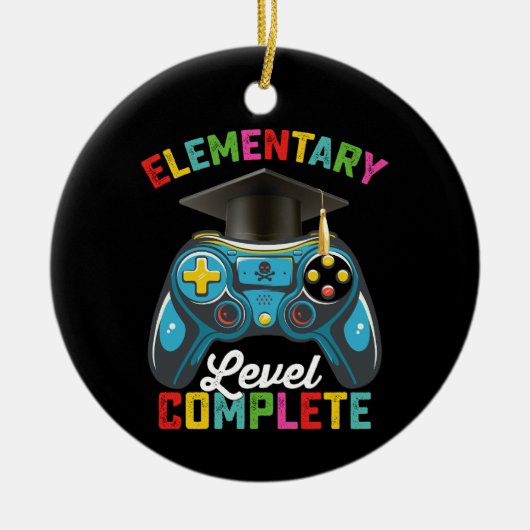 Vollständiger Abschluss-Gaming-Gamer Keramik Ornament (Vorne)