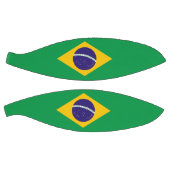 Vollständiger Basketball mit Flagge Brasiliens (Panele)
