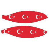 Vollständiger Basketball mit Flagge der Türkei (Panele)