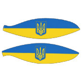 Vollständiger Basketball mit Flagge der Ukraine (Panele)