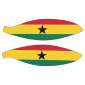 Vollständiger Basketball mit Flagge Ghanas (Panele)
