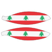 Vollständiger Basketball mit Flagge im Libanon (Panele)