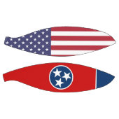 Vollständiger Basketball mit Flagge von Tennessee (Panele)