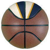 Vollständiger Basketball mit Flagge von Tulsa, Okl (Rechts)