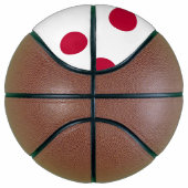 Vollständiger Basketball mit japanischer Flagge (Rechts)