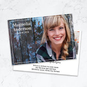 Vollständiger Foto Abschluss Ankündigung