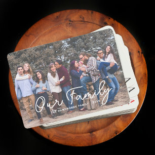 Vollständiger Foto für benutzerdefinierte Familien Spielkarten