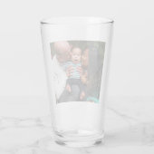 Vollständiger Foto-Upload Personalisiert Glas (Rückseite)