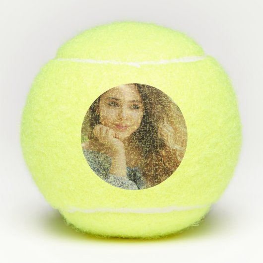 Vollständiger Foto-Upload Tennisbälle (Vorderseite)