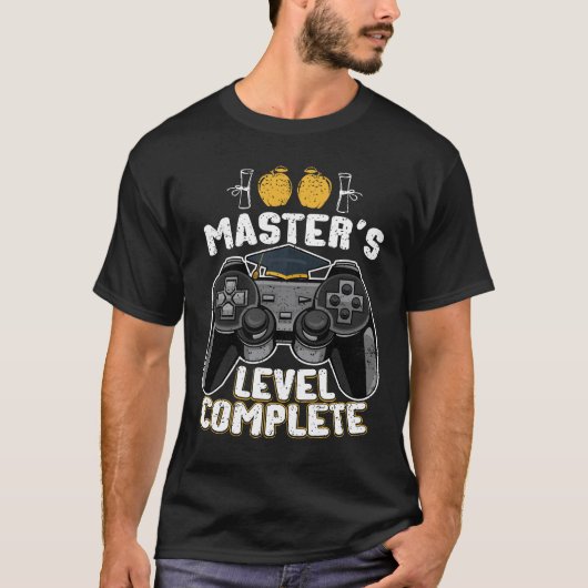 Vollständiger Gamer auf Master-Niveau T-Shirt (Vorderseite)