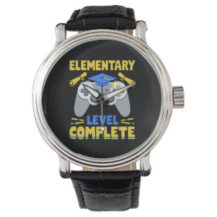 Vollständiger Gaming-Gamer-Abschluss für Elementar Armbanduhr