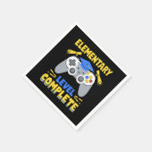 Vollständiger Gaming-Gamer-Abschluss für Elementar Serviette (Ecke)
