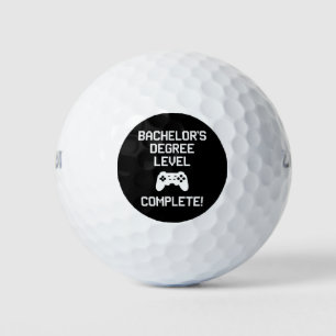 Vollständiger Gaming-Gamer mit Bachelor-Grad Golfball