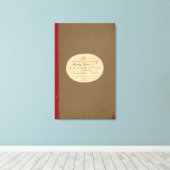 Vollständiger geografischer Ablauf Leinwanddruck (Insitu (Holzboden))