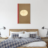 Vollständiger geografischer Ablauf Leinwanddruck (Insitu (Schlafzimmer))