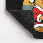 Vollständiger Katzen-Weihnachtskostüm-Müll Erschöp Mousepad (Ecke)