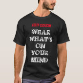 VOLLSTÄNDIGER KÜSTENNAME T-Shirt (Vorderseite)