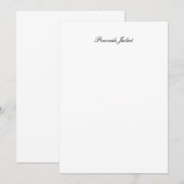 Vollständiger Name Dankeskarte (Vorne/Hinten)