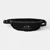 Vollständiger Name für Schwarzweiß-Monogramm
