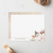 Vollständiger Name oder Name des getrockneten Palm Mitteilungskarte (Vorderseite/Rückseite Beispiel)