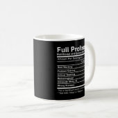 Vollständiger Professor ernährungswissenschaftlich Kaffeetasse (VorderseiteRechts)