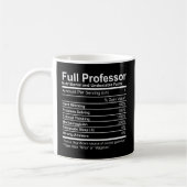 Vollständiger Professor ernährungswissenschaftlich Kaffeetasse (Links)