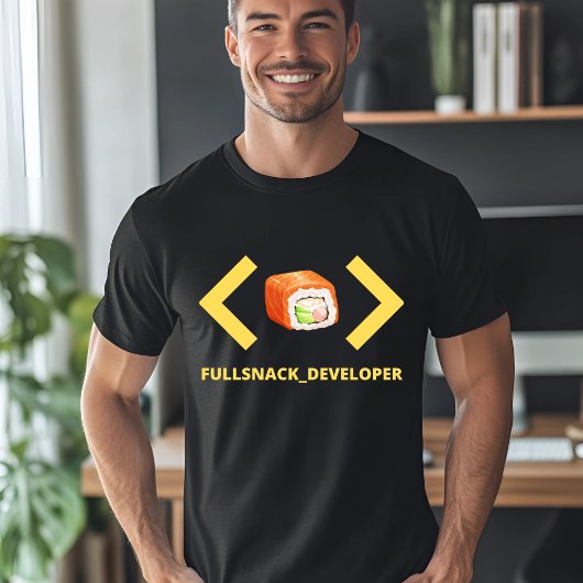Vollständiger Snack-Entwickler Sushi T-Shirt