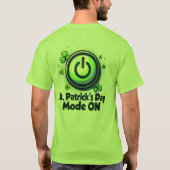 Vollständiger St. Patrick-Modus T-Shirt (Rückseite)