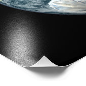 Vollständiger Überblick über die Erde, die die Ant Fotodruck (Ecke)