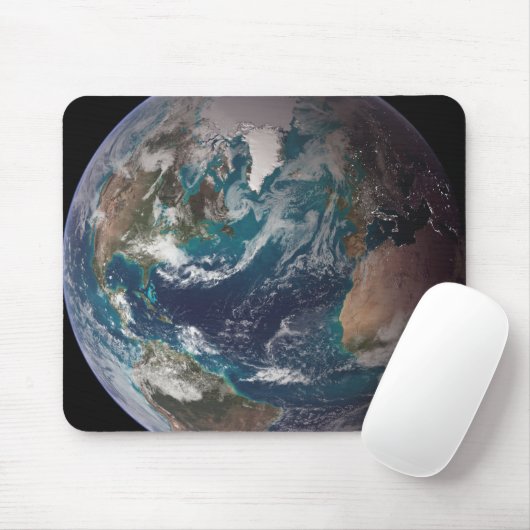 Vollständiger Überblick über die Erde mit globalen Mousepad (Mit Mouse)