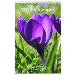 Vollständiges Bloom 2025 Kalender 1-Seiten-Medium
