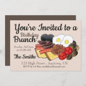 Vollständiges englisches Frühstück UK Britische Kü Einladung (Vorne/Hinten)
