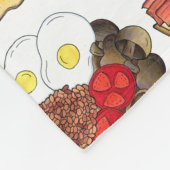 Vollständiges englisches Frühstück UK Britische Kü Fleecedecke (Ecke)