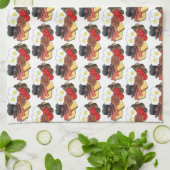 Vollständiges englisches Frühstück UK Britische Kü Geschirrtuch (Gefaltet)