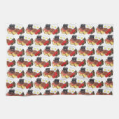 Vollständiges englisches Frühstück UK Britische Kü Geschirrtuch (Horizontal)