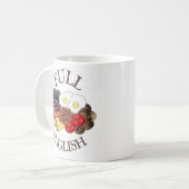 Vollständiges englisches Frühstück UK Britische Kü Kaffeetasse (Vorderseite Links)