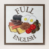 Vollständiges englisches Frühstück UK Britische Kü Puzzle (Vertikal)