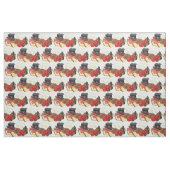 Vollständiges englisches Frühstück UK Britische Kü Stoff (Fat Quarter (45,7 x 55,9 cm))