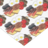 Vollständiges englisches Frühstück UK Cuisine Pub Tischdecke (Schrägansicht)