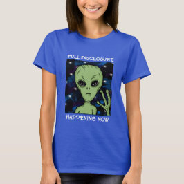Vollständiges Ereignis jetzt Alien und UFO T-Shirt