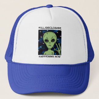 Vollständiges Ereignis jetzt Alien und UFO Truckerkappe