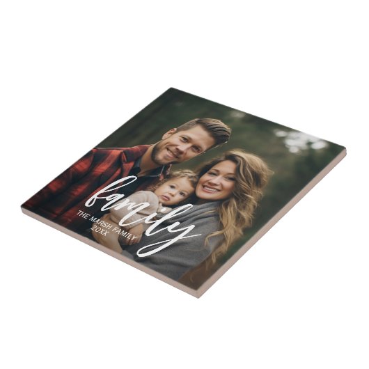 Vollständiges Foto - Benutzerdefinierter Text für  Fliese (Seite)